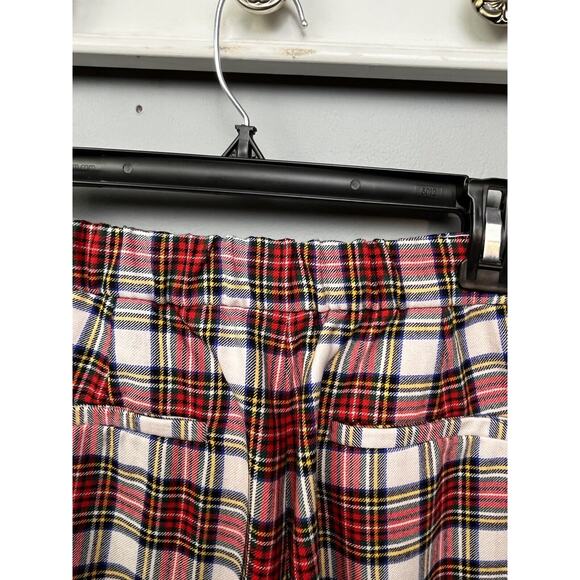 J. Crew Hayden Pants Womens 8T Red Tartan Plaid Cropped Academia Wool Preppy - Picture 5 of 11
